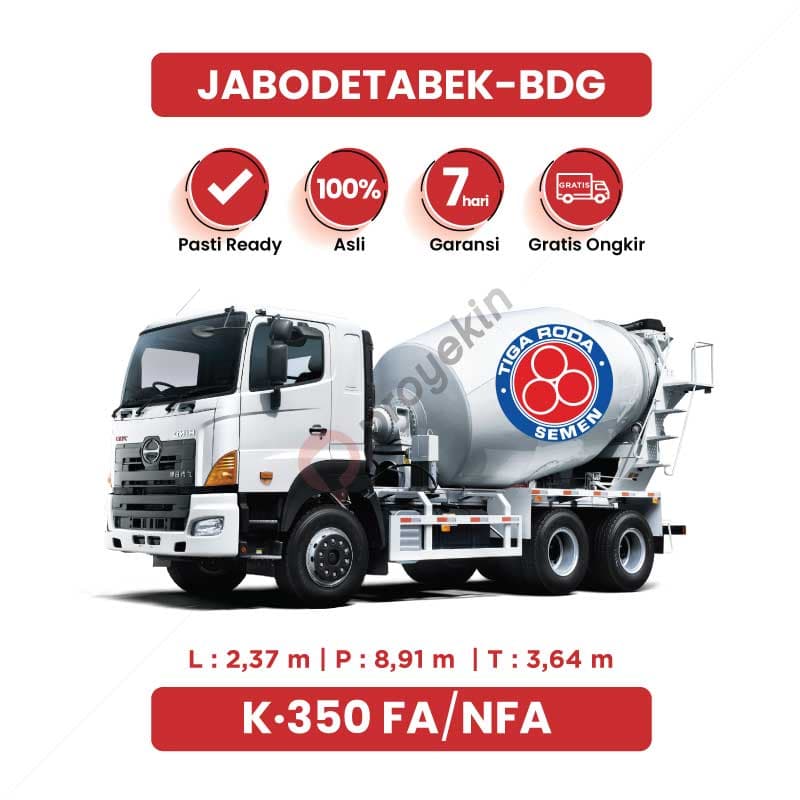 Readymix 3 Roda K350 FA